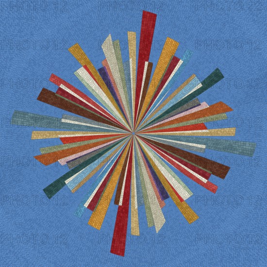 Abstract background mosaic in colors, vector illustration