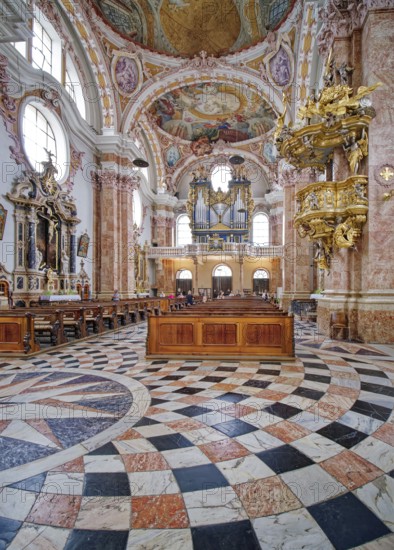 St Jakob's Cathedral, Innsbruck Cathedral, Cathedral, Interior, Innsbruck, Tyrol, Austria, Europe