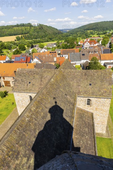 The Lippoldsberg Monastery with the Church of St George and Mary is a former Benedictine monastery