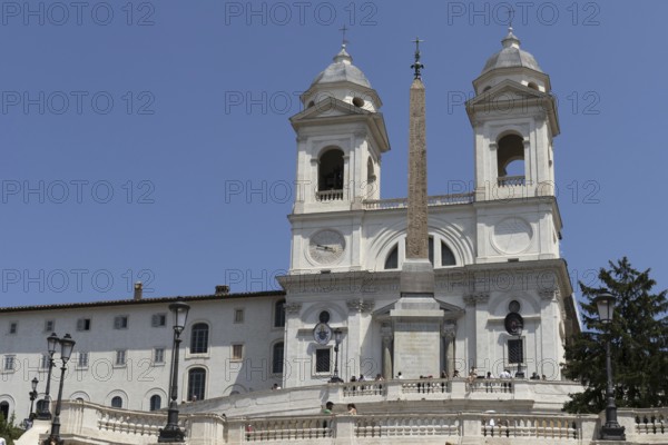 The church Santissima Trinita dei Monti, Santa Trinita dei Monti or Santissima Trinita al Monte