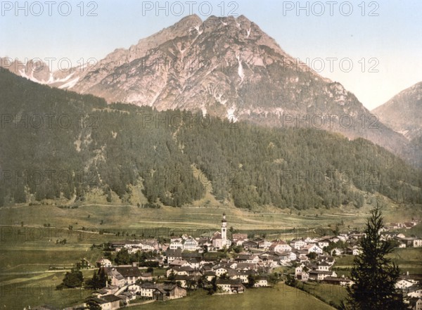 Vulpmes in the Stubai Valley, Tyrol, formerly Austria-Hungary, today Austria, Historical, digitally