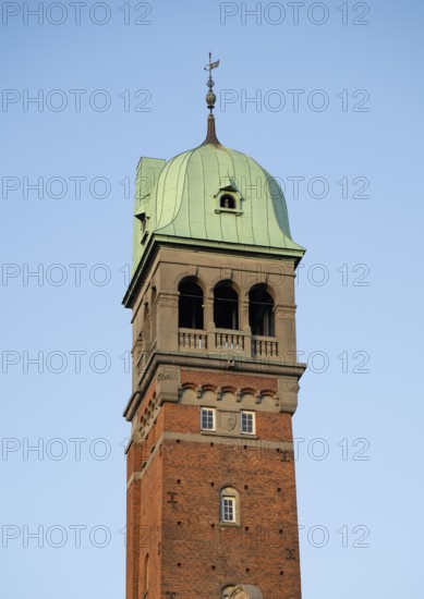 Tower of the former Hotel Bristol, built by Vilhelm Vischer, City Hall Square or Rådhuspladsen,