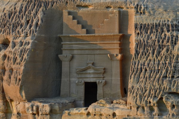 Nabataean Tomb at Djabal Al-Khraymat, Hegra or Madain Salih, AlUla Region, Medina Province, Saudi