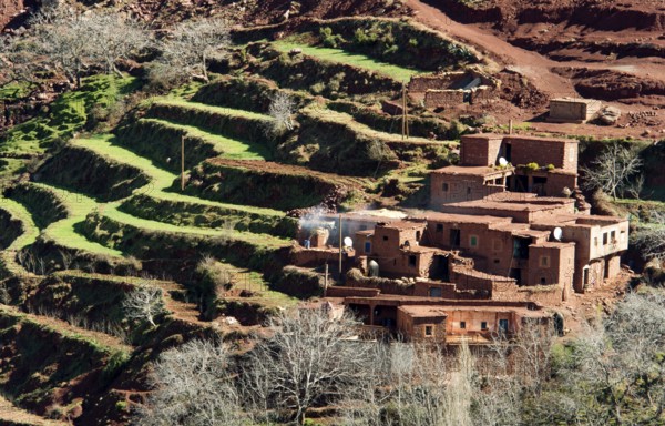Morocco, Berdorf in the High Atlas Mountains, Africa