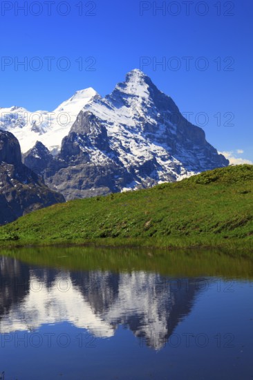 Eiger and Mönch, Grindelwald, Bernese Oberland, Switzerland, Europe