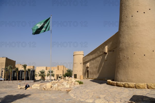 Al Masmak Fort, historic fortress from 1865, Riyadh, Saudi Arabia, Asia