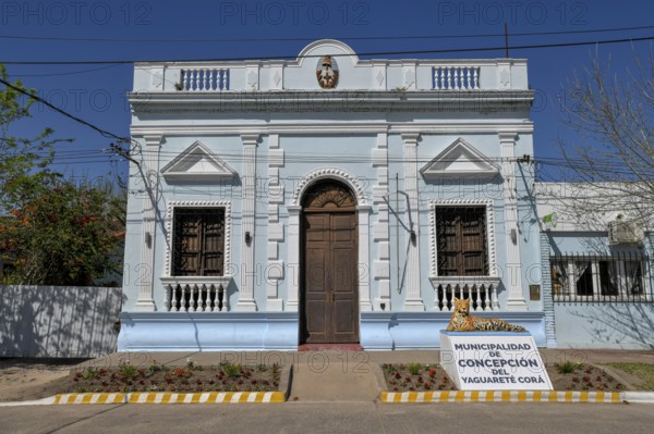 City Hall of Concepción del Yaguareté Corá, Jaguar, Corrientes Province, Argentina, South America