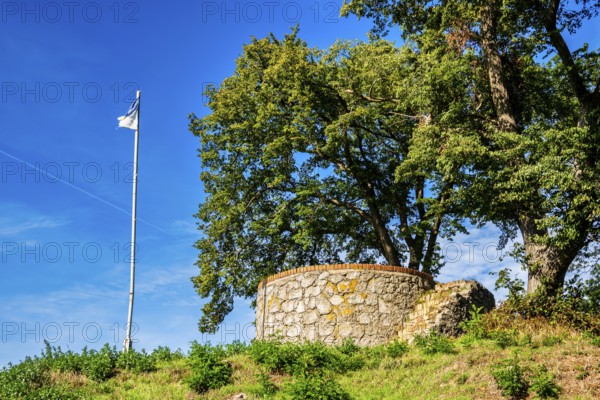 Grafenstuhl am Kavelpaß, Boldekow, County Vorpommern-Greifswald, Mecklenburg-Vorpommern, Germany,