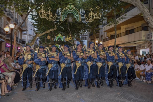 Parade, Moros y Cristianos, Moors against Christians, Dénia, Province of Valencia, Costa Blanca,