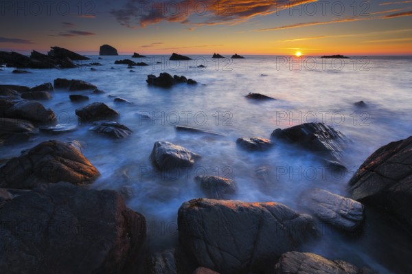 Rocky Coast, Balnakeil Bay, Sutherland, Scotland, Great Britain