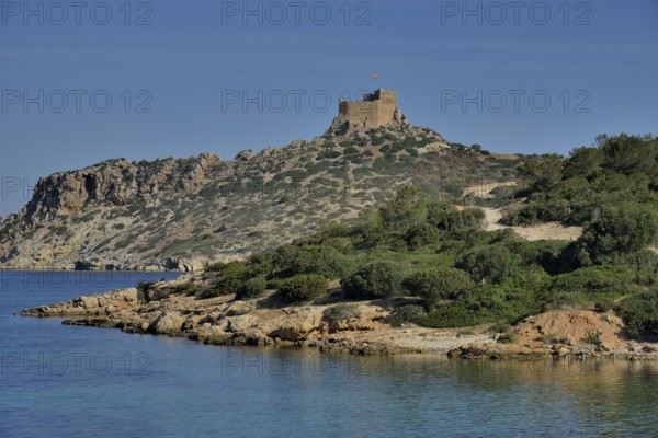 Cabrera Castle, Parque Nacional de Cabrera, Cabrera National Park, Cabrera Archipelago, Majorca,