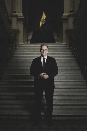 Reiner Haseloff, CDU, Minister President of Saxony-Anhalt, poses for a photo in Magdeburg,