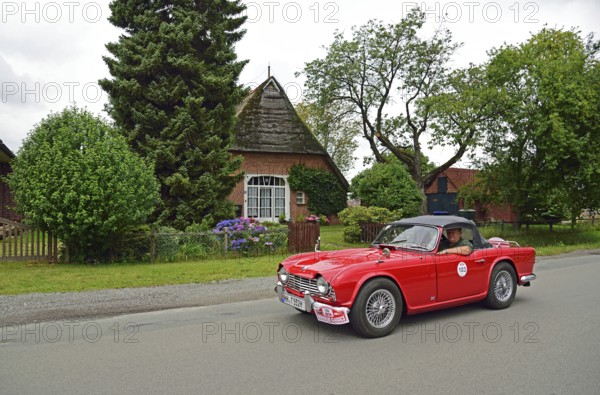 Europe, Germany, Lower Saxony, Lower Elbe Classics, classic car tour, Triumph TR 4, year of