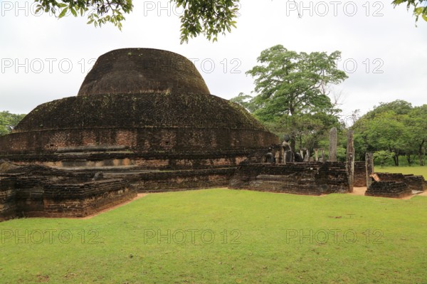 Pabula Vihara temple, UNESCO World Heritage Site, the ancient city of Polonnaruwa, Sri Lanka, Asia