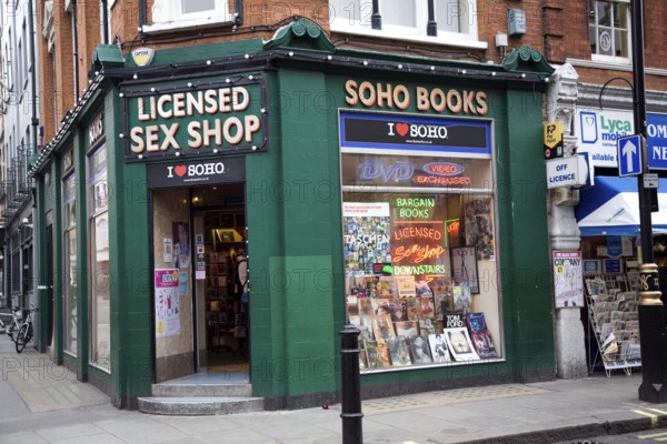 Licensed sex shop, Soho, London, England, UK