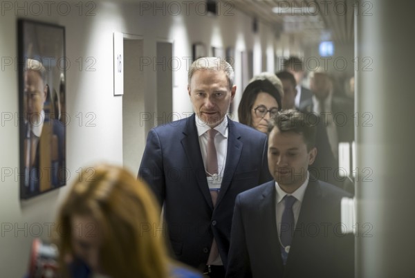Christian Lindner (FDP), Federal Minister of Finance, photographed during his participation in the