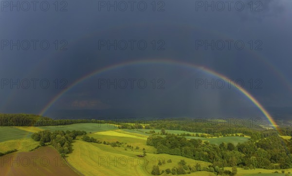 Storm on the Triebenberg near Dresden, Dresden, Saxony, Germany, Europe