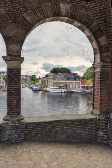 Waterpoort, architecture, canal, boats, Tor, water gate, historic, history, city trip, centre,