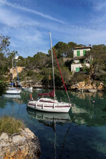 The fishing village of Cala Figuera, on the south-east coast, Majorca, Spain, Europe
