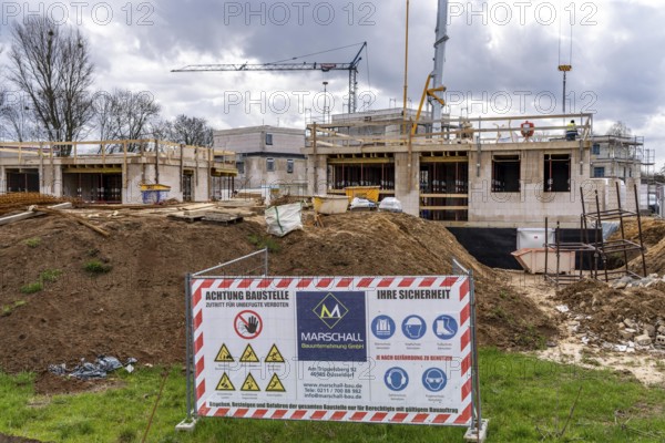 New development district, around 140 detached and semi-detached villas being built in the south of