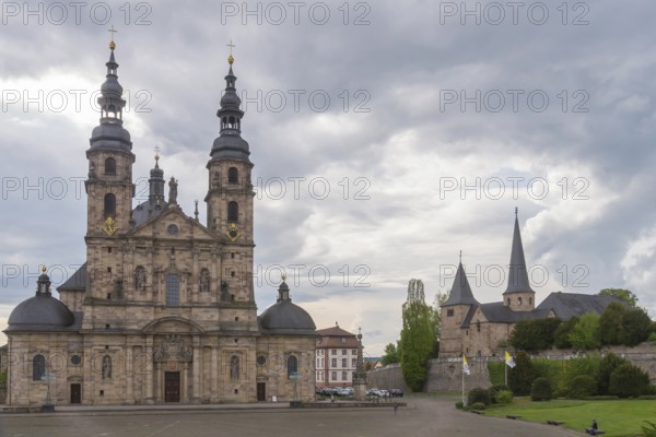 St Salvator's Cathedral in Fulda (High Cathedral of Fulda) and St Michael's Church, Fulda, Rhön,