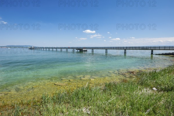 Steg on Lake Constance near Altnau in the canton of Thurgau, Switzerland, Europe