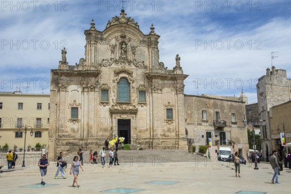 Church of San Francesco dAssisi in the historic city centre of Matera, Matera, capital in