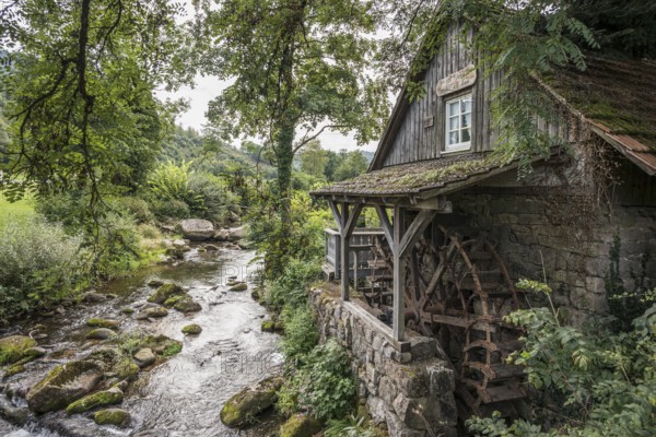 Historic mill, Mühlenweg, Ottenhöfen, Ortenau, Black Forest, Baden-Württemberg, Germany, Europe