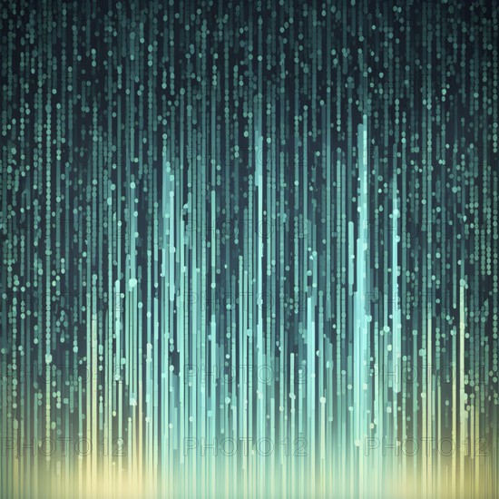 Abstract animation of binary code cascading down like digital rain, representing data insights in