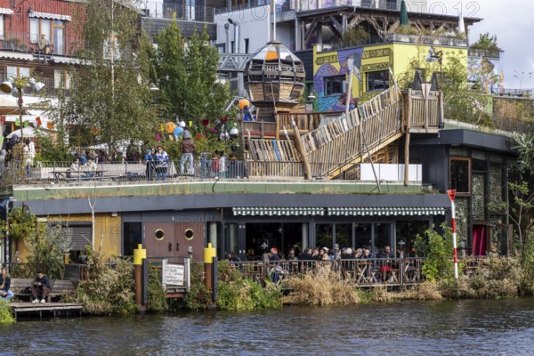 Holzmarkt 25, urban neighbourhood in Berlin-Friedrichshain. Internationally recognised example of