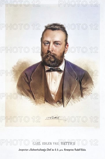 Karl von Rettich (born 1830), inspector and head of railway maintenance of the k. k.