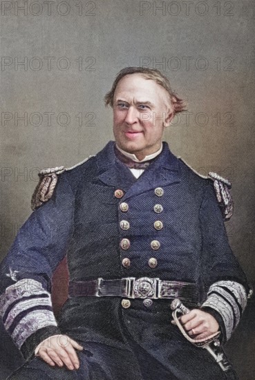 David Glasgow Farragut (born 5 July 1801 in Knoxville, Tennessee, died 14 August 1870 in