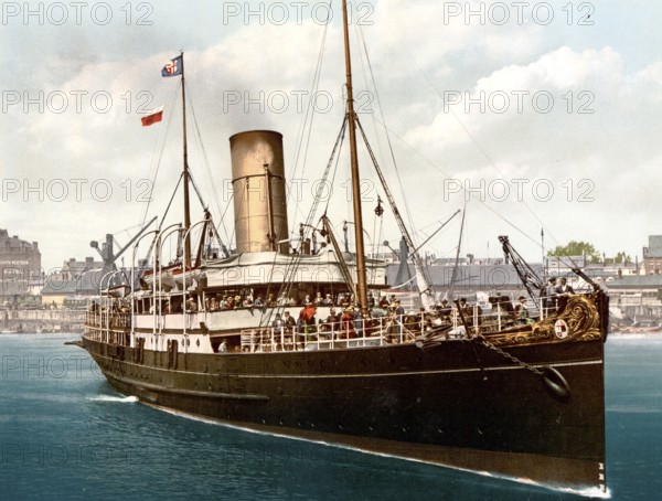 The Lydia, the second steamer of the Frederica class of the Southern Railway, which travelled