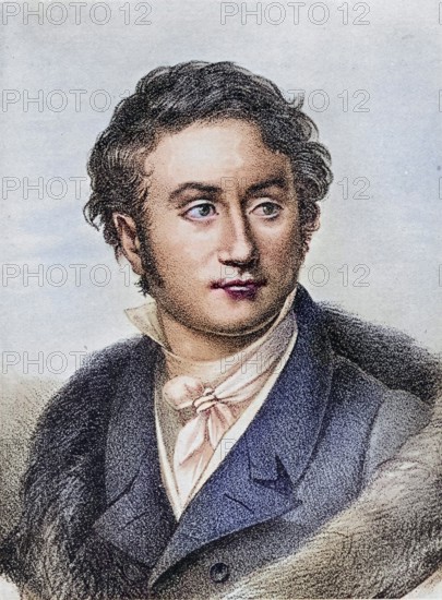 Charles Nodier, 1713-1784, French philosopher. From the book The Masterpiece Library of Short