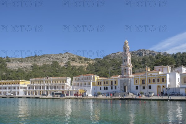 Panormitis Monastery, Symi Island, Dodecanese, Greek Islands, Greece, Europe