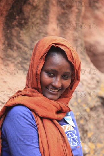 Beautiful, young Ethiopian woman, Ethiopia, Africa