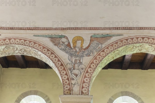 Benedictine monastery Bursfeld on the Weser near Hannoversch Münden. Bursfelde Monastery is a