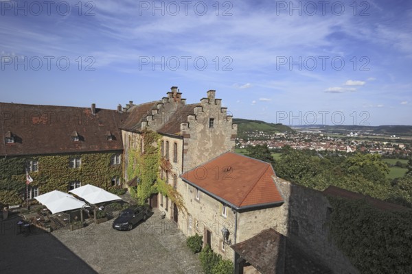 Saaleck Castle near Hammelburg, Lower Franconia, Bavaria, Germany, Europe