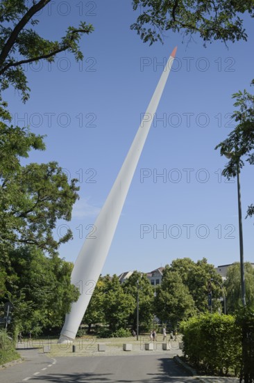 44 metre long rotor blade, Vestas V90 wind turbine from 2010, German Museum of Technology,