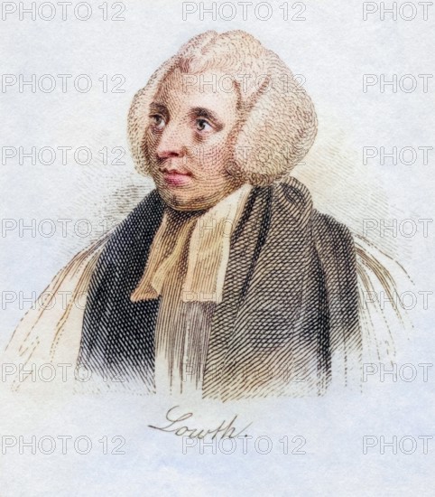 Robert Lowth 1710, 1787 Bishop of the Church of England and Professor of Poetry at Oxford