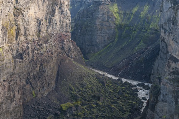 Markarfljótsgljúfur, Markarfljót Canyon near Emstrur, Laugavegur, Icelandic Highlands, Iceland,