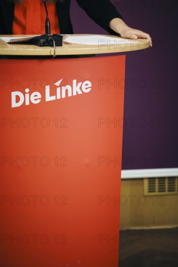 Janine Wissler, Chairwoman of the Left Party, and Martin Schirdewan, Chairman of the Left Party, at