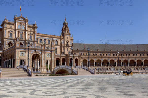 Plaza de Espana (Spain Square), built in 1928 for the Ibero-American Exposition of 1929, landmark