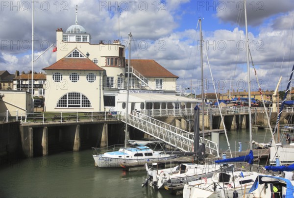 Royal Norfolk and Suffolk Yacht Club, Lowestoft, Suffolk, England, UK