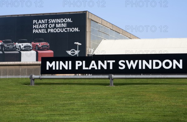 Mini car plant factory Swindon, England, UK