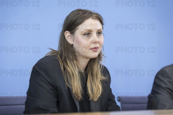 Ariel Elbert, board member of Keshet Germany, recorded during a press conference at the Federal
