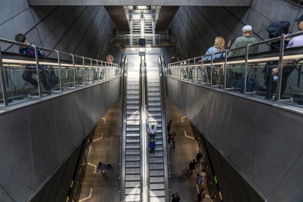 The metro, underground, light rail, in Copenhagen, 4 lines have been crossing the city since 2002,