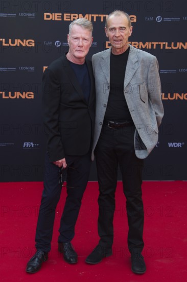 Thorsten Ranft, Robert Mika, DIE ERMITTLUNG, Photo Call at the red carpet for the Berlin premiere