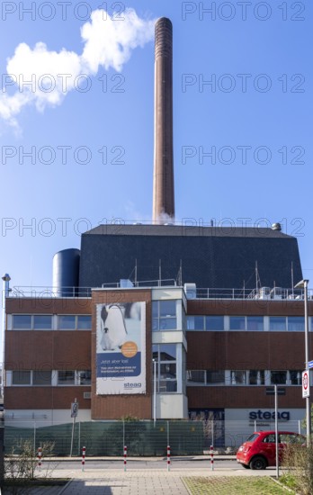 The Igony heating plant in Essen-Rüttenscheid, a district heating plant fuelled by natural gas,
