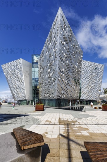 Titanic Belfast Visitor Centre, museum, modern architecture, architect Eric Kuhne, Titanic Quarter,